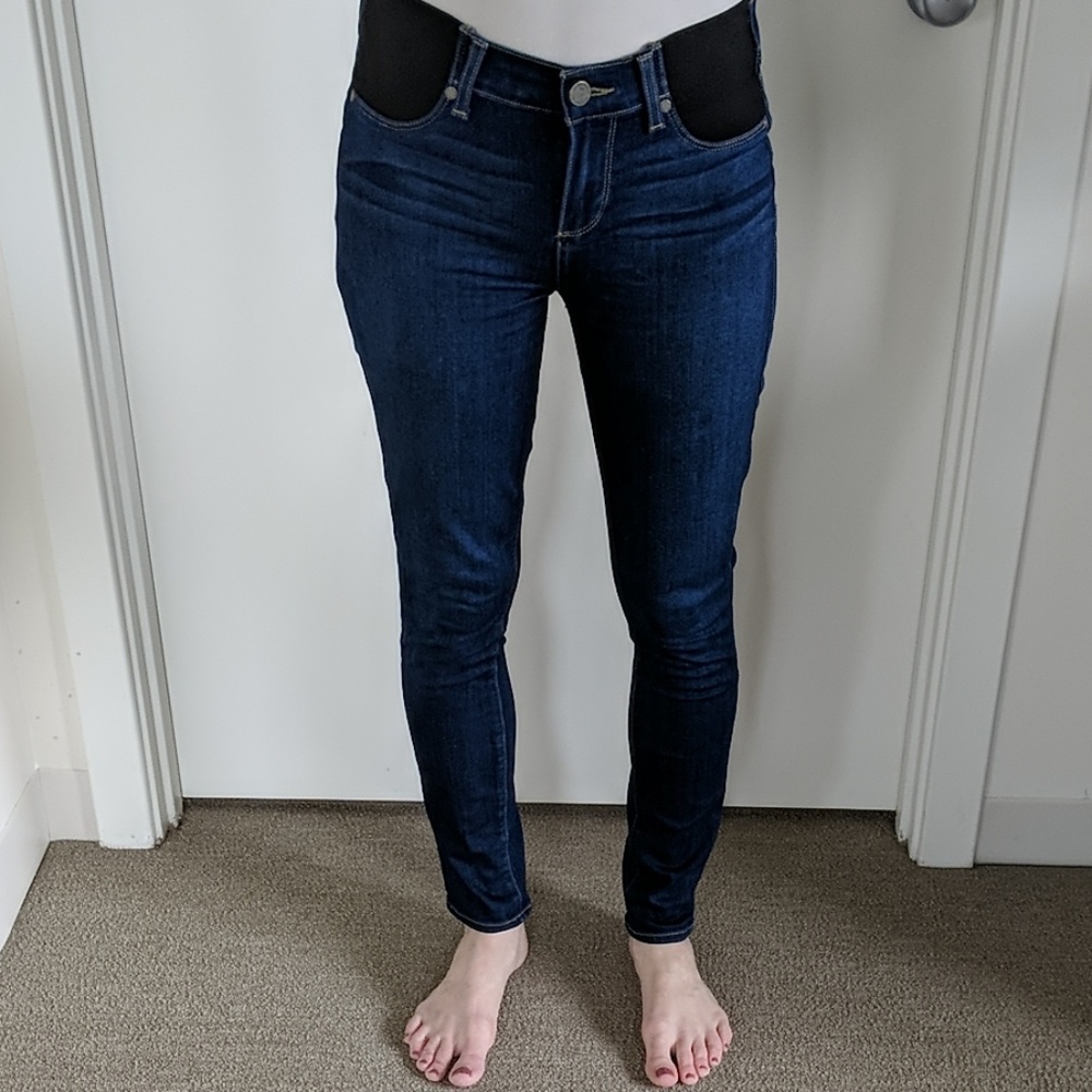 Paige skinny maternity jeans
